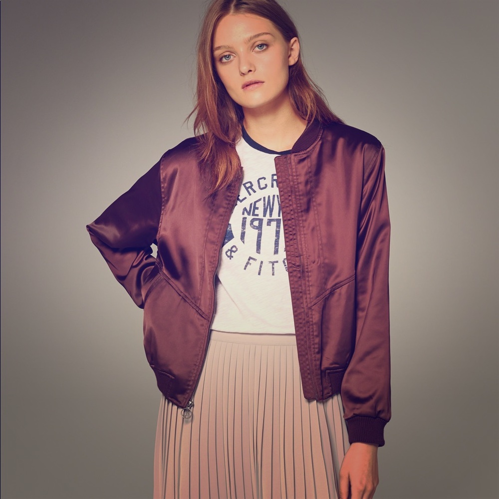 New A&F bomber jacket